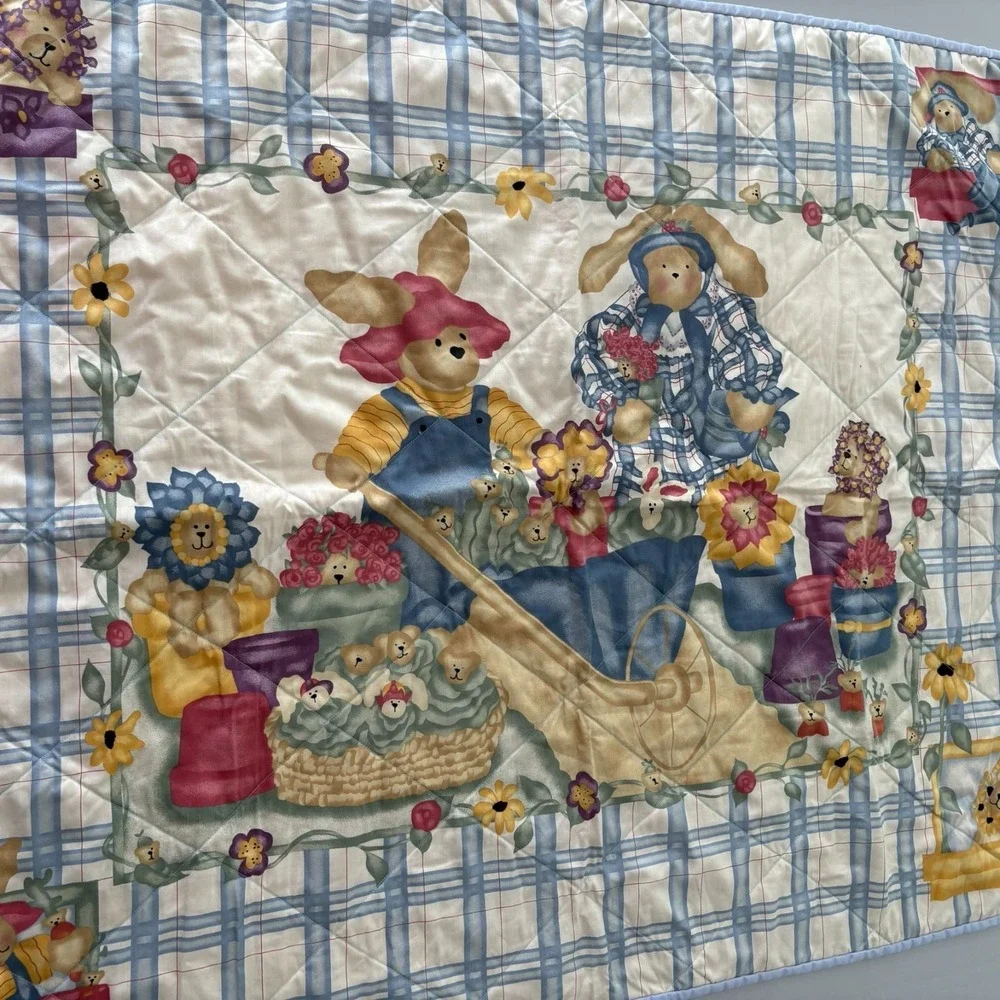 Gorgeous Handmade Cotton QUILT 43x34